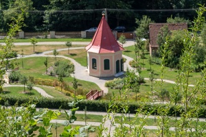Pernstej castle, view from the garden