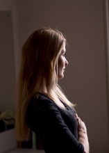 Photo shooting of a model