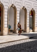 Street photo, people in action